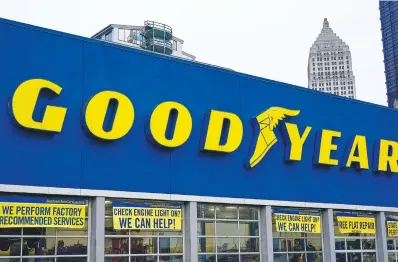  ?? Associated Press ?? ■ This is a Goodyear tire garage in downtown Pittsburgh. Nine years after the last one was made, Goodyear has agreed to recall more than 173,000 recreation­al vehicle tires that the government says can fail and have killed or injured 95 people since 1998.