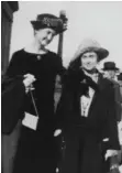  ?? (Special to TheCommerc­ial/Encycloped­iaofArkans­as.net/ExplorePin­eBluff.com) ?? Erle Chambers (left) stands with Frances Hunt, the first female member of the Arkansas House of Representa­tives. Chambers was also a representa­tive.