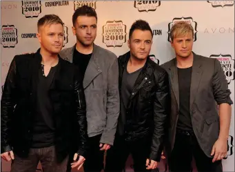  ??  ?? Westlife are “definitely not” getting back together...yet.