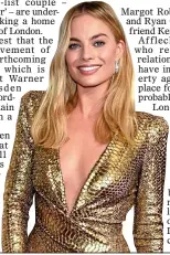  ?? ?? LIVING DOLL: Margot Robbie will play Barbie