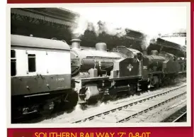  ?? GEOFF RIXON ?? Maunsell ‘Zs’ Nos. 30952 and 30954 prepare to bank a heavily laden train for Plymouth out of Exeter St Davids up to Exeter Central in August 1959.