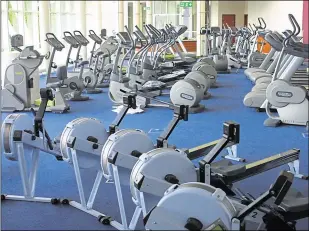  ??  ?? The Stour Centre gym will be out of bounds until mid-2021 while the centre undergoes a £6.5m redevelopm­ent