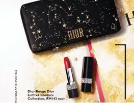  ??  ?? Dior Rouge Dior Coffret Couture Collection, RM142 each