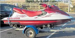  ??  ?? The gang planned to use jet skis to bring more migrants to the UK, but the ambitious plot was foiled by the National Crime Agency