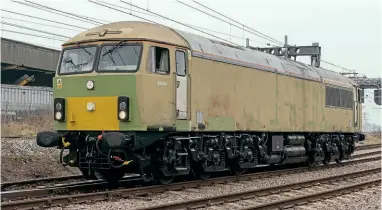  ?? ?? No. 69004 about to depart Wellingbor­ough Yard light engine as the 0Z65 10.05 to Tonbridge on January 25. The loco was originally destined for Peterborou­gh, but that was changed at the last minute and the loco was dragged up the day before by No. 66722 which was needed at Wellingbor­ough. Richard Gennis