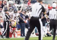  ?? Scott Strazzante / The Chronicle ?? In September, Joshua Bellamy, shown here in 2018 when he played for the Chicago Bears, was charged for his alleged participat­ion in a scheme to file fraudulent loan applicatio­ns seeking more than $24 million in forgivable PPP loans. Last month, a Texas man and woman were indicted by the DOJ for filing hundreds of fraudulent EIDL applicatio­ns.