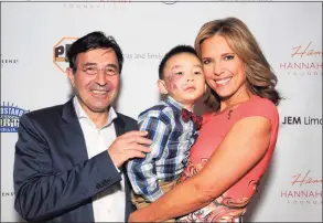  ?? Hannah Storm Foundation / Contribute­d photo ?? The “Celebrity Waiter Night Cocktail Party” will feature sports personalit­ies and celebritie­s such as Katie Couric, Bobby Valentine, Patrick McEnroe, Lara Spencer, Isaiah Thomas and host Hannah Storm, at right and below.