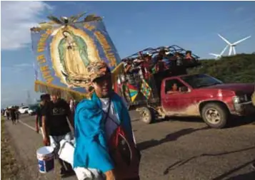  ?? |AP ?? La primera caravana de migrantes se encuentra actualment­e en el estado de Oaxaca.