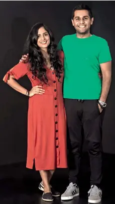  ??  ?? Asad Raza Khan with director Meghana Mundkur