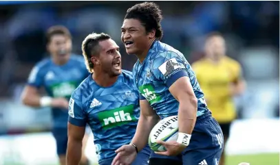  ?? GETTY IMAGES ?? Powerful young wing Caleb Clarke is part of an exciting attacking backline for the Blues.