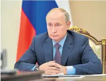  ??  ?? President Putin issued treaty extension proposals.