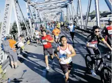  ?? /ANTONIO MELÉNDEZ ?? El trayecto del Maratón Lala cruza las tres ciudades más importante­s de La Laguna