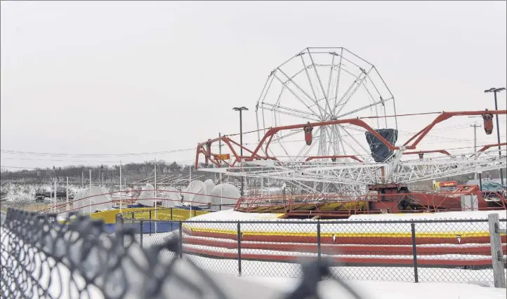  ?? Will Waldron / Times Union ?? Amusement parks in New York such as Huck Finn’s Playland in Albany can open in early April after being shut down since the start of the pandemic last year.