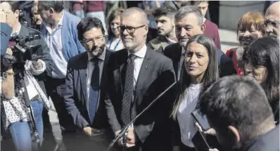  ?? Eduardo Parra / Europa Press ?? La portavoz de Junts en el Congreso, Miriam Nogueras, ayer en Madrid.