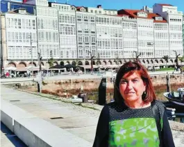  ?? ?? Victoria Soto, concejal de Educación de Valladolid, en un viaje reciente