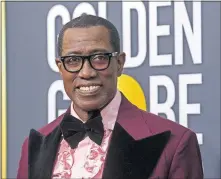  ?? PICTURE-ALLIANCE/DPA/AP IMAGES] ?? Wesley Snipes attends the 77th Annual Golden Globe Awards on Jan. 5 at Hotel Beverly Hilton in Beverly Hills, Los Angeles. [HUBERT BOESL/