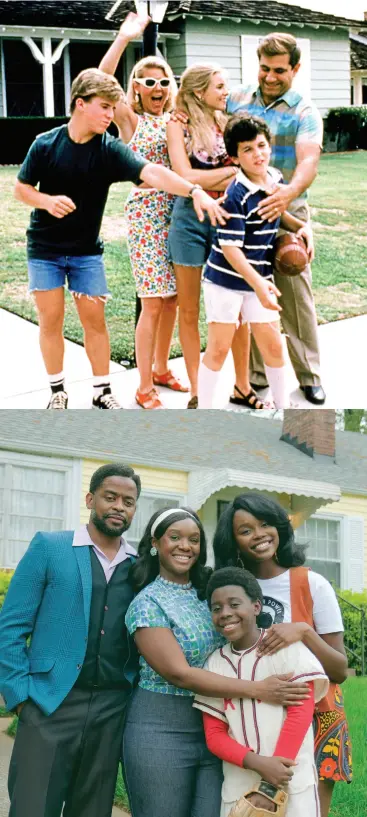  ?? ?? From top: The original cast of The Wonder Years, which aired on ABC from 1988 to 1993; the new cast of The Wonder Years, which also airs on ABC.