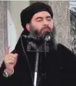  ?? — AFP ?? This file image grab taken on July 5, 2014 from a propaganda video released by Al Furqan Media allegedly shows Abu Bakr al Baghdadi addressing worshipper­s at a mosque in Mosul.