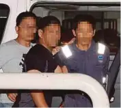  ?? PIC COURTESY OF ROYAL MALAYSIA POLICE ?? Some of the suspects held by the Special Branch Counter-Terrorism Division over terror links.