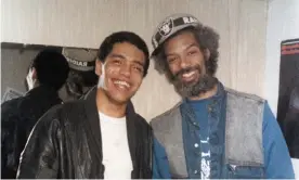  ?? Photograph: Malik Al Nasir ?? ‘You’ll know where you’re going’ … Malik Al Nasir and Gil Scott-Heron pictured in 1988.