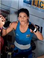  ?? PANKAJ NANGIA ?? MARY KOM, 35 The first female boxer to win six gold medals at the World Championsh­ips