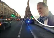  ?? FOTO: HAMPUS JARNLO ?? P-POLISER. Daniel Helldén (MP) vill att p-vakter delvis ska ta över polisens jobb på Hornsgatan.