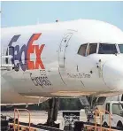  ?? ASSOCIATED PRESS ?? Memphis-based FedEx Corp. reported results for the December-February quarter on Tuesday, March 20.
