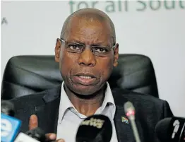  ?? Picture: GALLO IMAGES/PHILL MAGAKOE ?? DETERMINED: Health minister Zweli Mkhize is adamant that corruption entwined with the country’s Covid-19 pandemic will be rooted out.