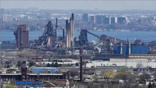  ?? HAMILTON SPECTATOR FILE PHOTO ?? Bedrock Industries became the new owners of Stelco, as seen above on Hamilton’s waterfront, last Friday. Previously known as U.S. Steel Canada, the firm went into creditor protection in 2014.