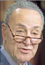  ??  ?? Sen. Charles Schumer