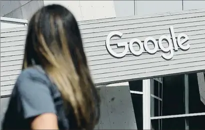  ?? JEFF CHIU / AP ?? La cotización en bolsa de Google no se vio afectada por la denuncia y sus acciones subieron más de un 2%