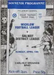  ??  ?? The Oscar Traynor Trophy final match programme.