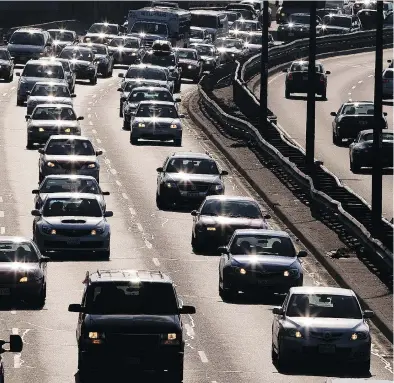  ?? AARON LYNETT / NATIONAL POST FILES ?? This week a study indicated Toronto has some of the worst gridlock on the continent, with 10 of the 20 most troublesom­e stretches in Canada. The Gardiner Expressway, pictured, was listed one of the top offenders.