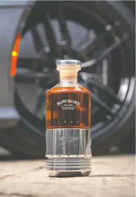  ?? BEAM SUNTORY ?? A highly coveted bottle of the rare Black Bowmore 1964 DB5 31-year old scotch whisky will be going up for sale at Ontario's LCBO for $85,000 — plus a 20-cent deposit.