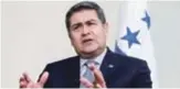  ??  ?? Juan Hernández, presidente Honduras.