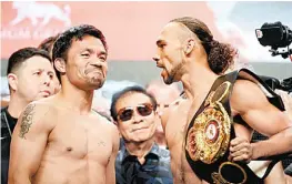  ?? REUTERS ?? Pacquiao va por 25 peleas de campeonato.