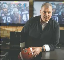  ?? TYLER ANDERSON FILES ?? CFL commission­er Randy Ambrosie says the league and the players are co-operating well in dealing with the COVID-19 crisis.