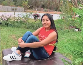  ?? AP ?? Hania Noelia Aguilar, 13, is pictured Nov. 4, the day before she went missing.