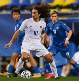  ?? (Photo AFP) ?? Capitaine, Mattéo Guendouzi a montré la voie aux Bleuets.