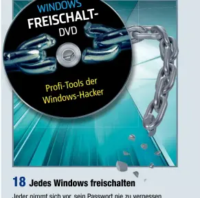  ??  ?? WINDOWS ALTFREISCH DVD der Pro -Tools -Hacker Windows