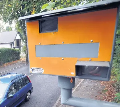  ??  ?? > Just half of speed cameras in the UK are actually turned on