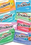  ??  ?? Oferta de Trident.