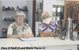  ??  ?? Clare O ´ Neill ( l) and Elaine Payne ( r)