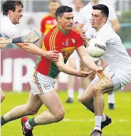  ??  ?? HAVING A BALL Murphy during shock win over Kildare