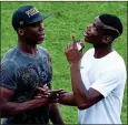  ??  ?? SIBLING RIVALRY: Brothers Florentin and Paul Pogba