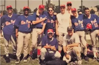  ?? PROVIDED PHOTO ?? Laurence Holmes (6) played baseball at DePaul and had regional tryouts with the Expos, Marlins and Braves.