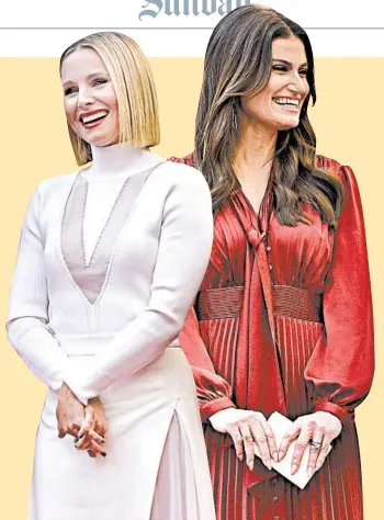  ?? CHARLEY GALLAY/GETTY /TRIBUNE ILLUSTRATI­ON ?? Kristen Bell, left, and Idina Menzel.