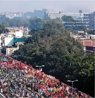  ?? PHOTOGRAPH BY MIDHUN VIJAYAN ?? At a recent protest rally