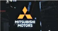  ??  ?? THE LOGO of Mitsubishi Motors Corp.