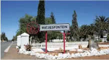  ?? | HENK KRUGER African News Agency (ANA) ?? MATJIESFON­TEIN may one day have a Nasa station in the area, which experts believe will inspire South Africans interested in space.